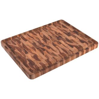 Tramontina Tagliere in Legno di Teak per Presentazione e Taglio 45 x 34 cm, Churrasco Essencial FSC - Tramontina