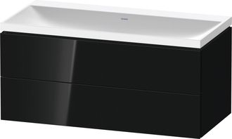 Duravit Duravit L-cube Conjunto En C Suspendido, 2 Cajones, Sin