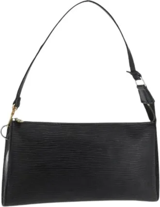 Louis Vuitton Pre-owned Shoulder Bags, female, Black, Size: ONE SIZE Pre-owned Accessory Pouch