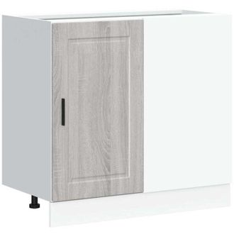 vidaXL Vidaxl - Kitchen Base Cabinet Porto Grey Sonoma Engineered Wood