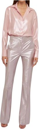 Genny Broek - Dames - Wijde Broeken - Roze - 2XS - Broeken