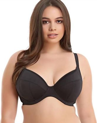 Elomi Essentials Plunge Underwire Bikini Top In Black
