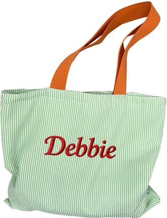 Generic Personalised Tote Bag With Text/Name, Custom Shoulder Shopping Bag Design Your Own Canvas Bags for Beach, Work, Picnic, Party