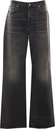 Haikure Korea Jeans - Dames - Loose Fit Jeans - Zwart - W27 - Katoen - Jeans