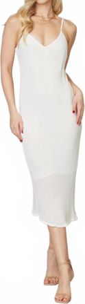 Maven West Caprice Lined Tank Dress In Pearl