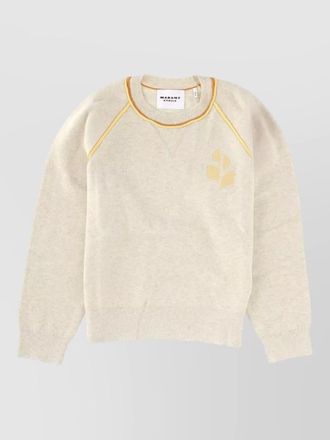 Isabel Marant jersey top loriby contrast piping slim