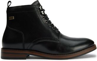 Sole Mens Ldn Toby Boots - Black Leather - Size UK 11