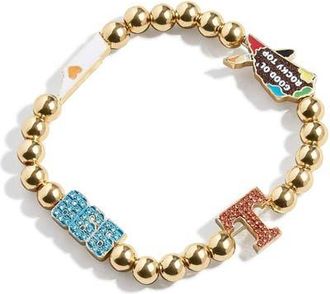 BaubleBar Tennessee Volunteers Mixed Icon Pisa Bracelet in Gold at Nordstrom