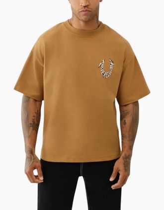 True Religion Mens True Religion 109534 Mens T Shirts - Brown - Size: 36