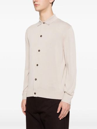 Eleventy Mens Polo-Collar Cardigan Ss26 M