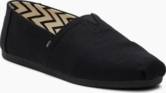 Toms Mens TOMS Alpargata Cotton Mens Black Shoes - Size: 12