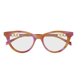 Gucci Cat-eye Optical Frame - female - Gucci - Glasses - Pink - 50 MM - Accessories