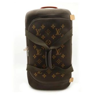 Louis Vuitton Vintage, unisex, Bruin, ONE Size, Pre-owned Knit Weekendtas