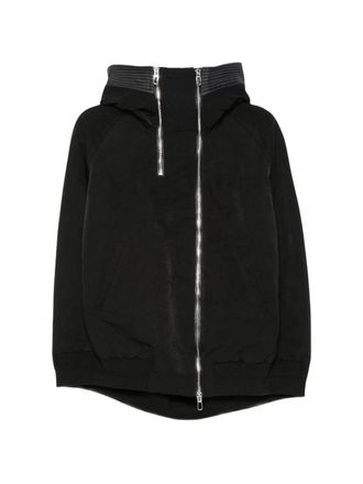Duno Short Black Padded Cape-Style Jacket