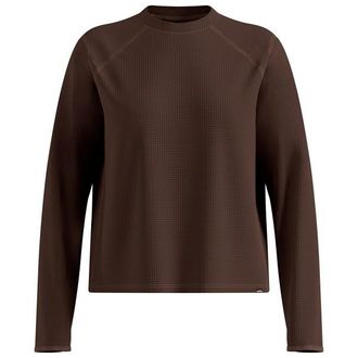 Odlo Mid Layer Cubic Laufshirt f&uuml;r Damen | braun