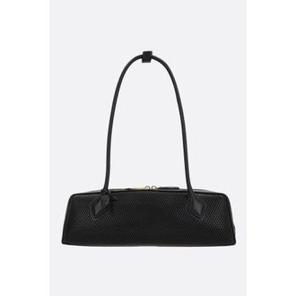 Alaia Le Teckel Medium Handbag In Perforated Leather