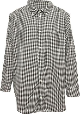 Balenciaga Blouse met gingham ruit - Zwart