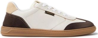 Versace Greca Leren Sneakers - Heren - Sneakers - Veelkleurig - 42 EU - Leer - Schoenen