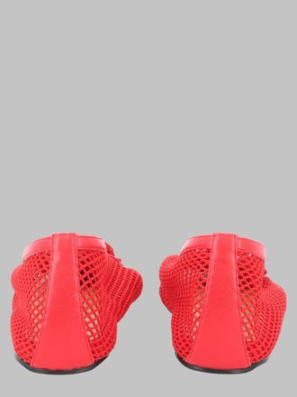 Ganni Jenny Ballerina Flats - Red