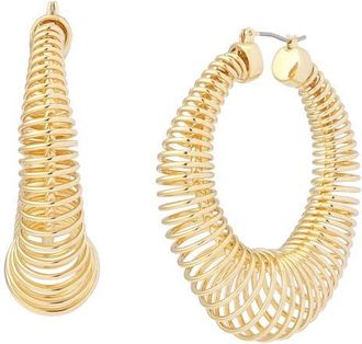 Robert Lee Morris Coiled Hoop Earrings in Gold at Nordstrom
