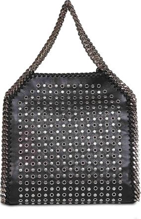 Stella McCartney Womens Mini Tote Bag Falabella Black Polyester Shoulder