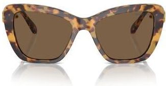 Swarovski 52mm Cat Eye Sunglasses in Dark Brown at Nordstrom Rack