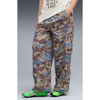 Puma CLRT Camo Nylon Ripstop Pants in Raisin at Nordstrom, Size X-Large