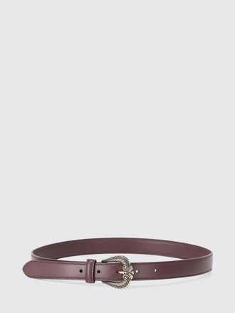 Etro Adjustable Smooth Cowhide Leather Belt with Pin Buckle
