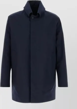 Prada cotton single-breasted overcoat