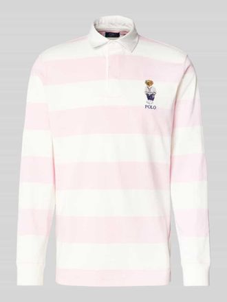 Polo Ralph Lauren Sweatshirt mit Polokragen in Rosa, Gr&ouml;&szlig;e M