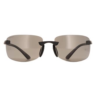 Serengeti Eyewear Rimless Mens Matte Black Trivex Polarized Smoke Rick - One Size