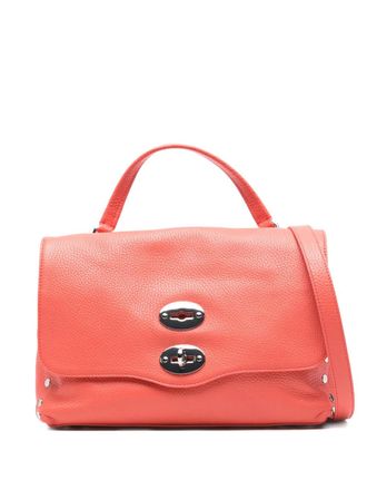 Zanellato Small Postina daily studded turn-lock tote bag - Rood