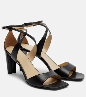 Christophe Lemaire Sandalias Cross de piel