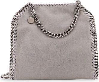 Stella McCartney Tassen, Dames, Grijs, ONE Size, Eco Shaggy Deer Mini Tas
