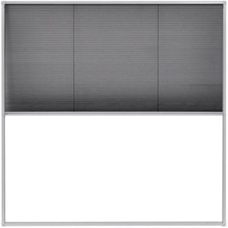 vidaXL Mosquitera Plisada Para Ventanas Aluminio 120x120cm Vidaxl