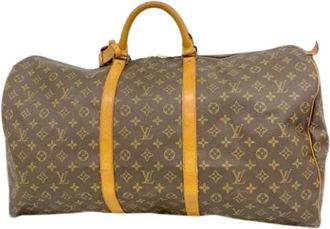 Louis Vuitton Pre-owned Weekend Bags, unisex, Brown, Size: ONE SIZE Pre-owned Keepall 60 Boston Bag