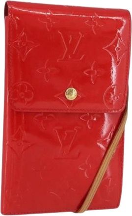 Louis Vuitton Pre-owned Cross Body Bags, female, Red, Size: ONE SIZE Pre-owned Vintage Patent Leather Wallet