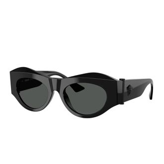 Versace Dark Grey Cat Eye Ladies Sunglasses VE4477U 536087 52