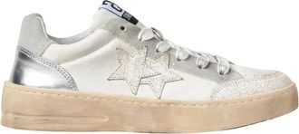 2Star Sneakers - Dames - Sneakers - Wit - 38 EU - Leer - Schoenen