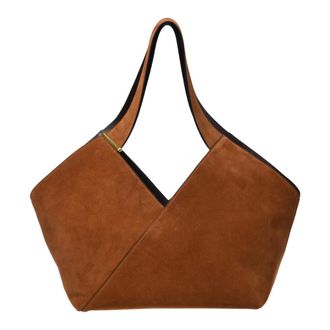 Baldinini Trend Fringed Suede Shoulder Bag - female - Baldinini - Shopping Bags - Brown - ONE SIZE - Bags