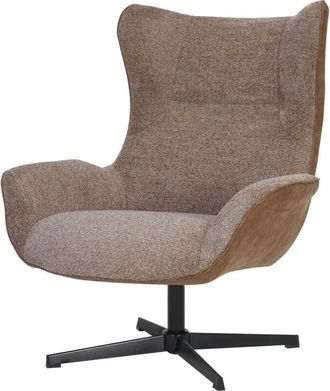 Massivmoebel24 Poltrona 90x85x80 marrone oskar 301