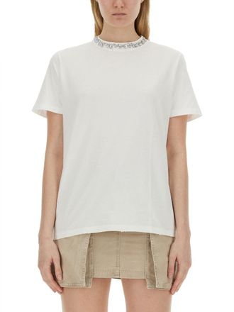 Golden Goose Short-Sleeve Neckline Detail Jersey T-Shirt