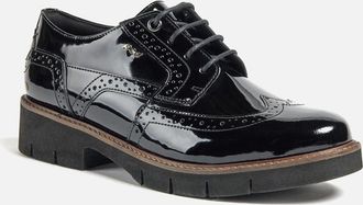 Pod Womens Pod Kacey Leather Womens Black Brogues Shoes - Size: UK 5.5 / eu 39 / us 7.5