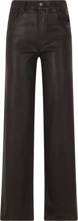Paige Sasha Jeans - Dames - Wijde Broeken - Bruin - W24 - Katoen - Broeken