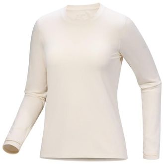 Arc'teryx Taema Thermal Crew L/S Laufshirt f&uuml;r Damen | wei&szlig;