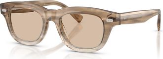 Brunello Cucinelli 48mm Square optical glasses in Green at Nordstrom