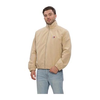 Tommy Jeans Heren, Jassen, Beige, Maat: S Poliester
