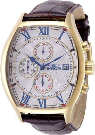 Invicta Specialty 49840 Heren Horloge - Quartz Uurwerk - Roestvrij Staal met zilveren Wijzerplaat - 43mm