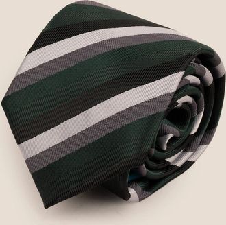 Oswin Hyde Mens Classic Multi Stripe Green - Black