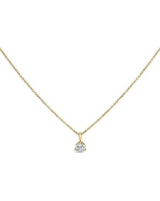 House of Brilliance Haus Of Brilliance 14K 0.40 Ct. Tw. Diamond Pendant Necklace